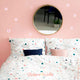 Reusable Cherry Blossom Wall Stickers, Set of 54 Decorative Fabric Flowers Decals