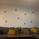 Pumpkin Wall Stickers,  Halloween Re-usable Fabric Wall Decals