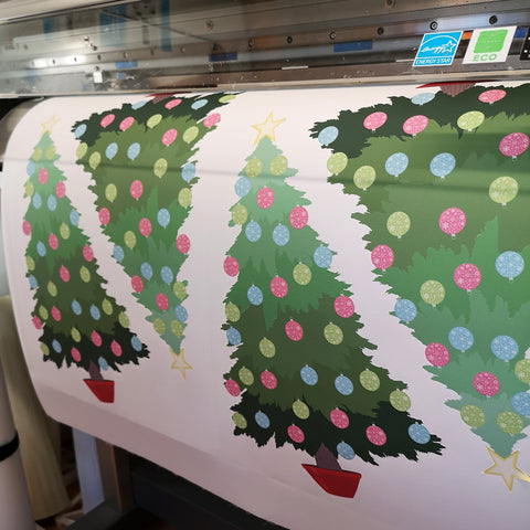Mini Reusable Christmas Tree Fabric Wall Sticker