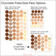 Polka Dot Fabric Wall Stickers - Reusable