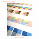 Stickers4Walls Colour Sample Sheets, Pastel, Brights, Chocs, Rainbow, Blues, Colour Swatches