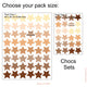 Star Shaped Fabric Wall Stickers - Reusable Fake Wallpaper effect