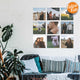 Reusable Personalised FabriFoto Photo Wall Stickers, Photo Wall Art