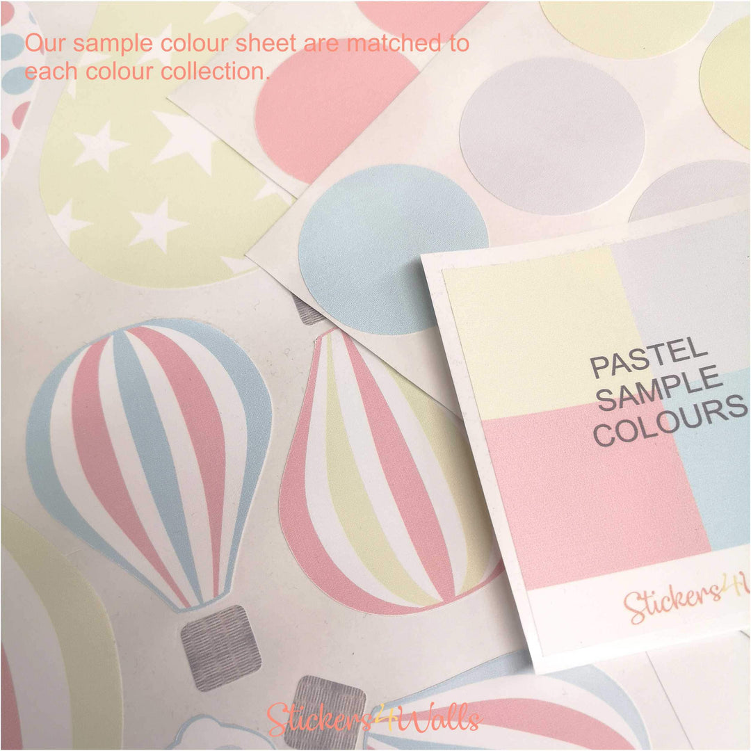 Wall Sticker Colour Samples | Test Against Your Decor | UK