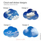 Reusable Cloud Wall Stickers, Fabric Wall Art For Walls, Ceilings, Dormers