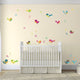 Reusable Fabric Bird Wall Stickers