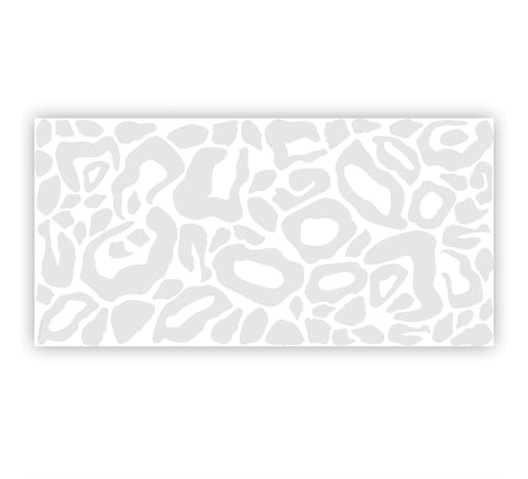 Reusable Leopard Print Fabric Wall Stickers, Colour Animal Print Design Decals