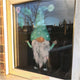 Reusable Large Nordic Gnome Trio Window Decorations, Christmas Window Cling Decals