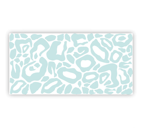 Reusable Leopard Print Fabric Wall Stickers, Colour Animal Print Design Decals