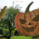 Reusable Pumpkin Window Decoration, Halloween Window Cling