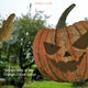 Reusable Pumpkin Window Decoration, Halloween Window Cling