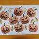 Reusable Pumpkin Window Decoration, Halloween Window Cling