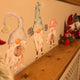 Reusable Large Nordic Gnome Trio Wall Stickers, Christmas Wall Decals