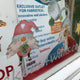 Reusable Nordic Gnome Window Decorations, Christmas Window Cling Decals