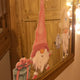 Reusable Large Nordic Gnome Trio Window Decorations, Christmas Window Cling Decals