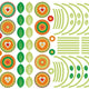 Reusable Retro Boho Flowers & Leaves