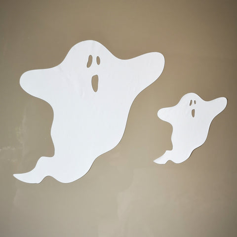 Ghost Window Decorations, Static Cling Sets Of Halloween Ghosts For Windows
