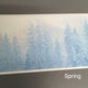 Reusable Fabric Treeline Border Wall Sticker
