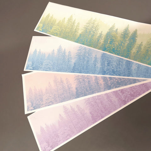 Reusable Fabric Treeline Border Wall Sticker