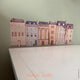 Row of Houses, Bath City Wall Sticker, Street Scene Border Home Wall Decal